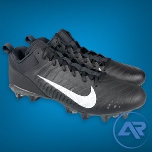 Nike Alpha Menace Pro 2 Low Football Cleats Men's Size 16 Black Shoes CV6477-001